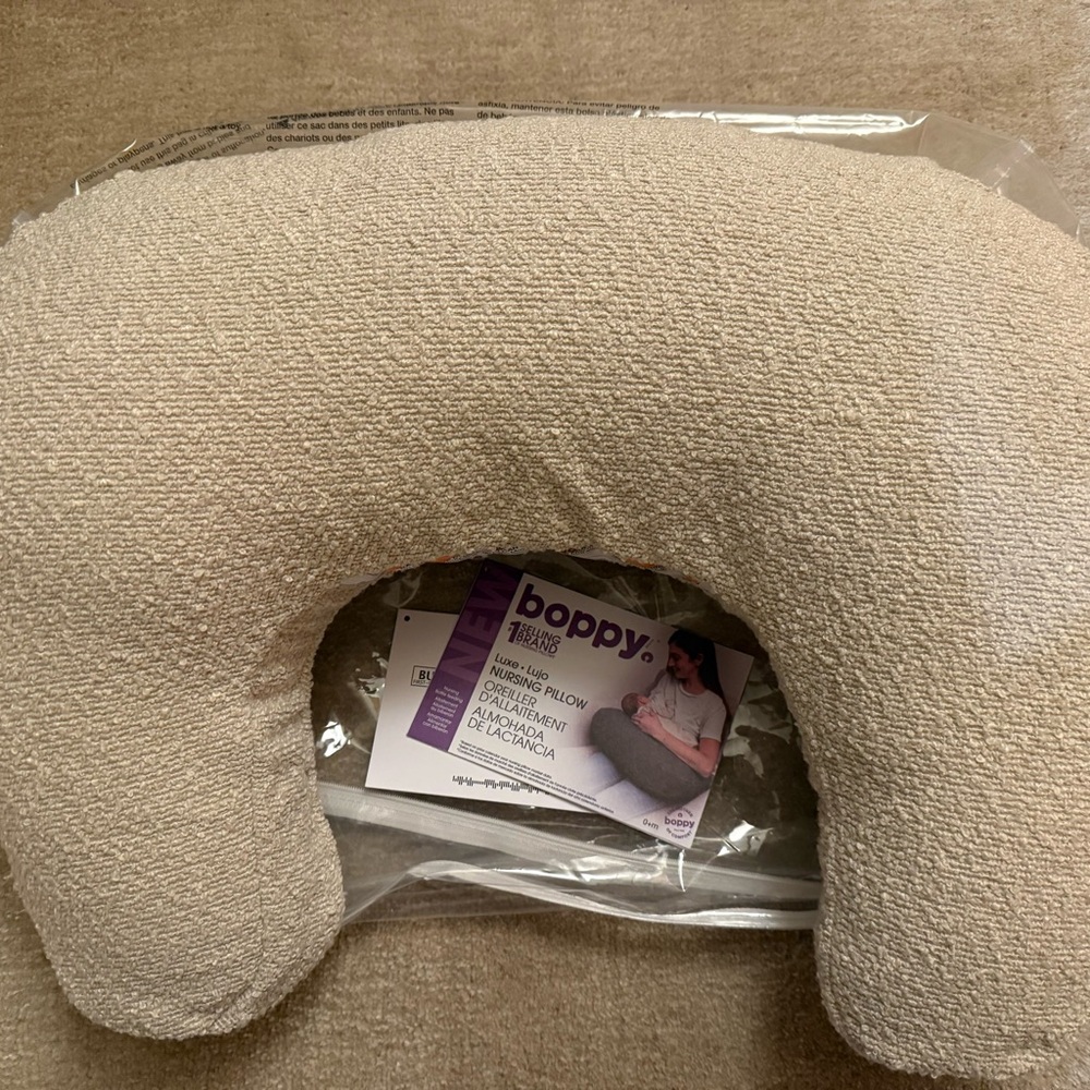 Boppy Nursing Pillow in Oatmeal Boucle